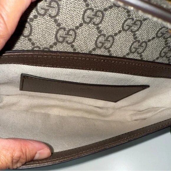 Gucci Beige and Brown GG Crossbody Bag - Picture 7 of 8